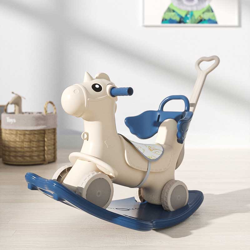 BowLift | Wooden Rocking Horse For Children, Dual-Purpose Baby Rocking Chair, Yo-Yo Car