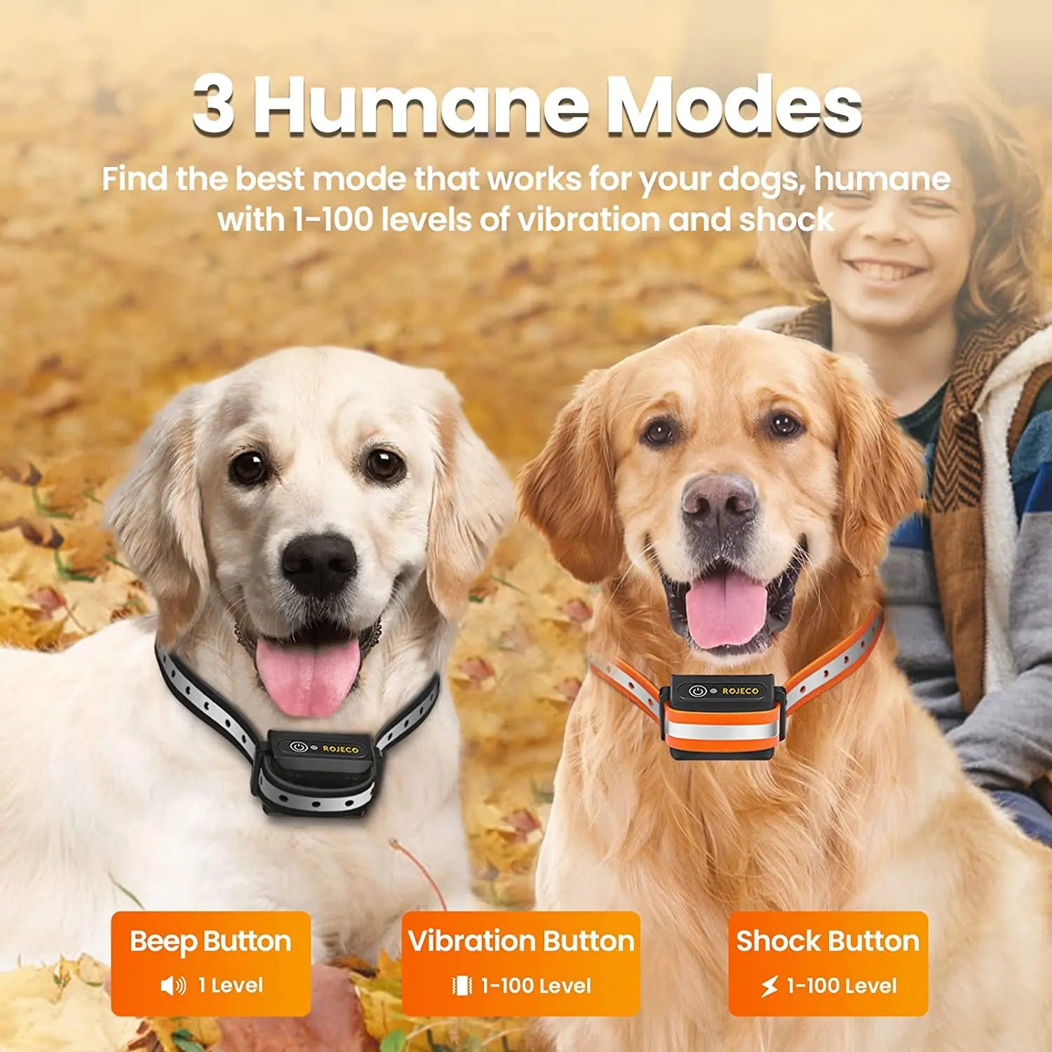 BowLift | Remote-Controlled Dog Training Collar | Rechargeable, Waterproof & 1000m Range for Effective Dog Training