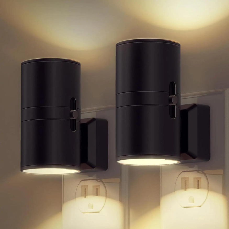 BowLift | Dimmable Plug-In Night Light with Motion Sensor - LED Light for Bedrooms, Hallways, and Stairs