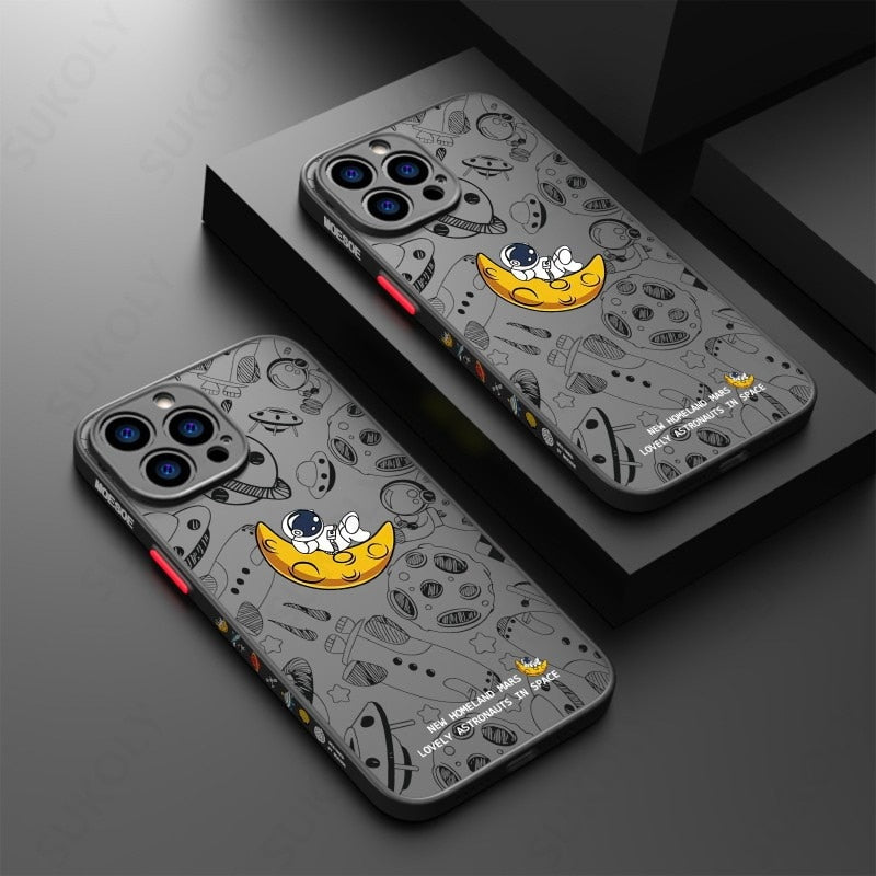 BowLift | Space Road Relax Astronaut iPhone Case