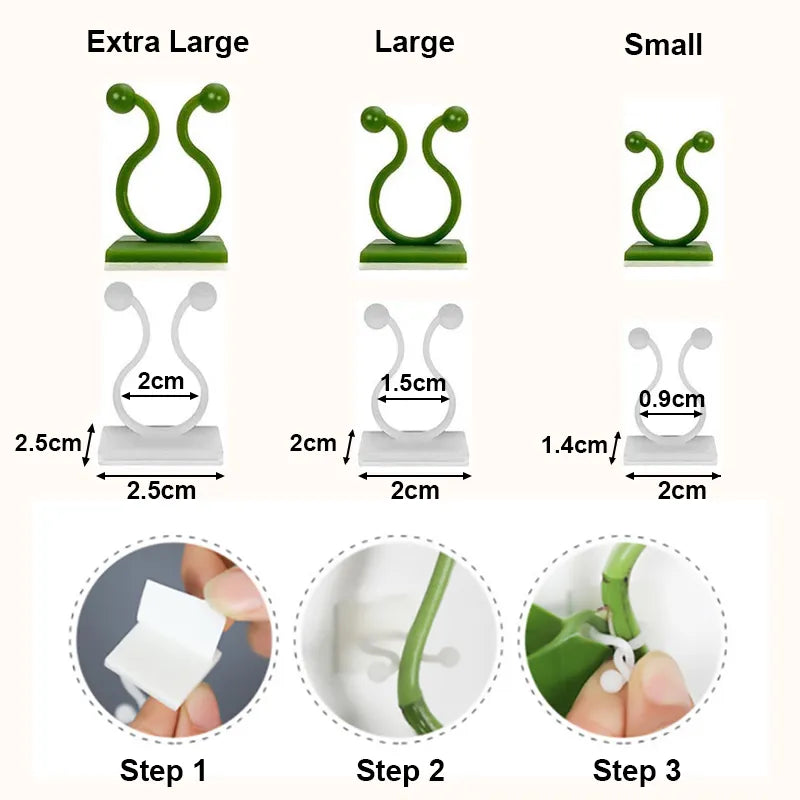 BowLift | Self-Adhesive Plant Holder Mini Wall Clips