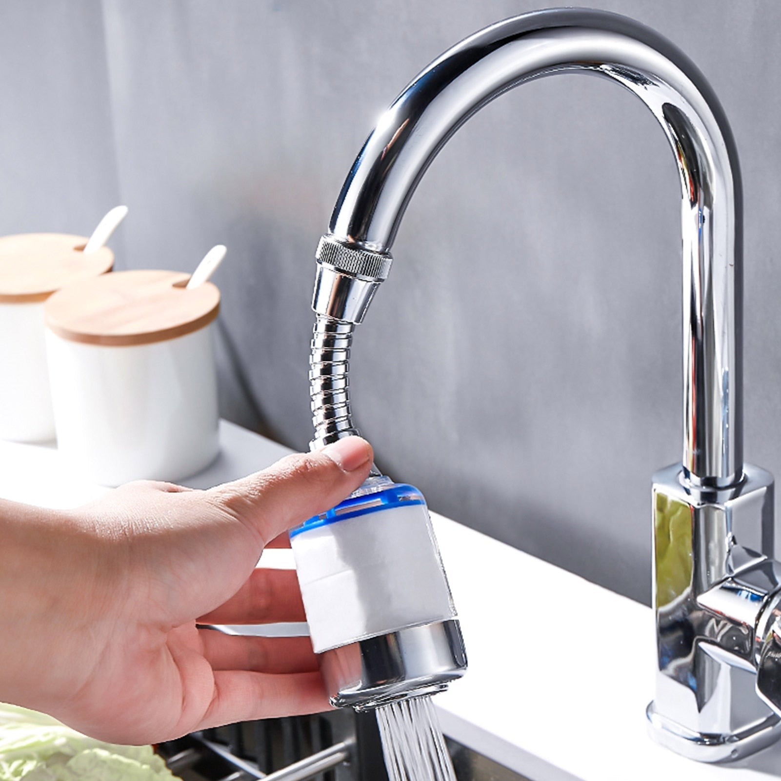 BowLift | 360 Rotating Anti-Splash Faucet Head