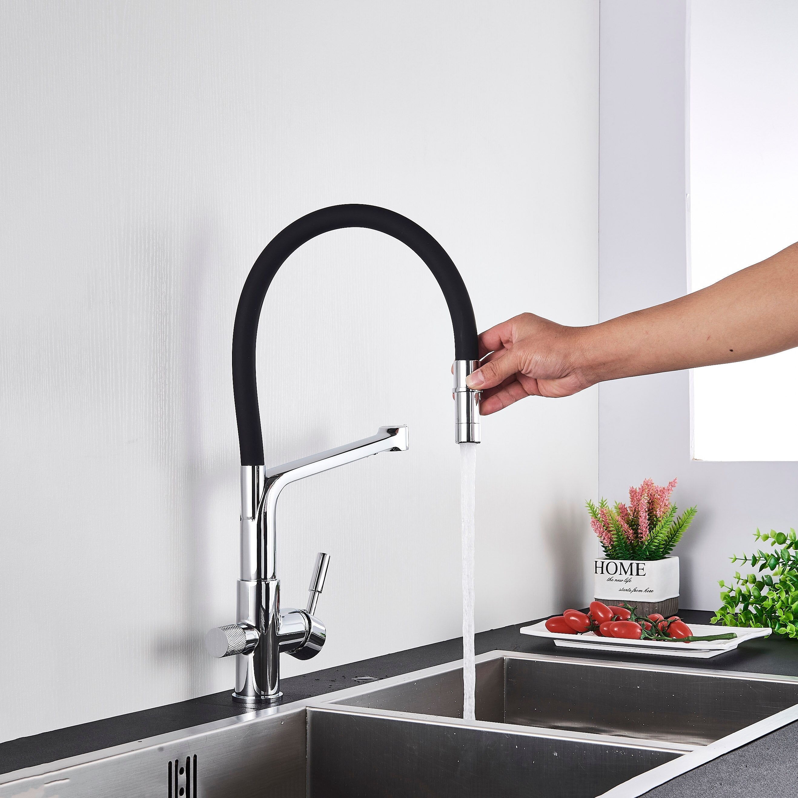 BowLift | Double Outlet Drinking Water Faucet Filtered Kitchen Faucets
