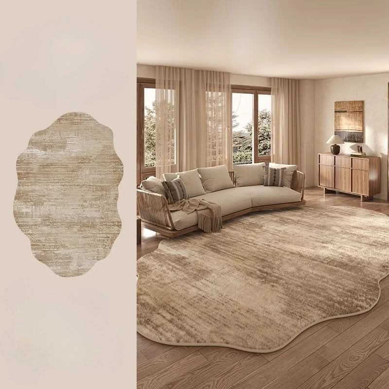 BowLift | Irregular Plush Washable Rug for Bedroom and Living Room