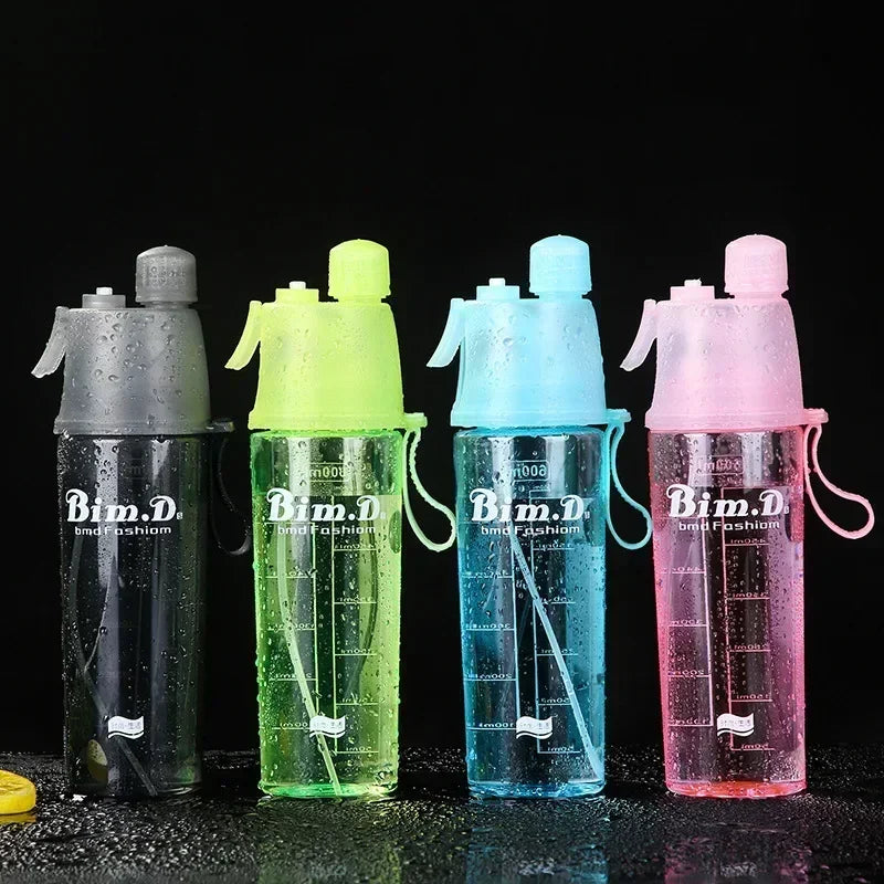 BowLift | 2 in 1 Portable Spray Water Bottle