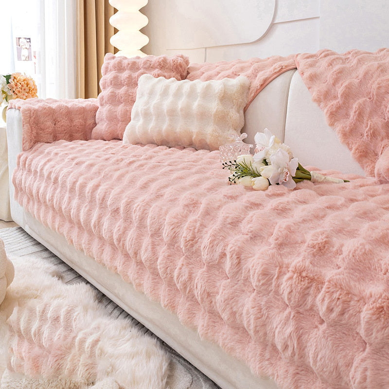 BowLift | Snuggly Comfy Plush Sofa Cover