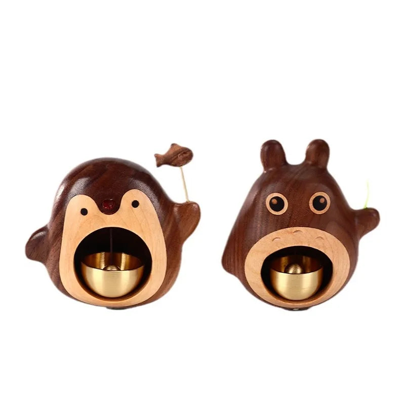 BowLift | Wooden Penguin Cute Doorbell