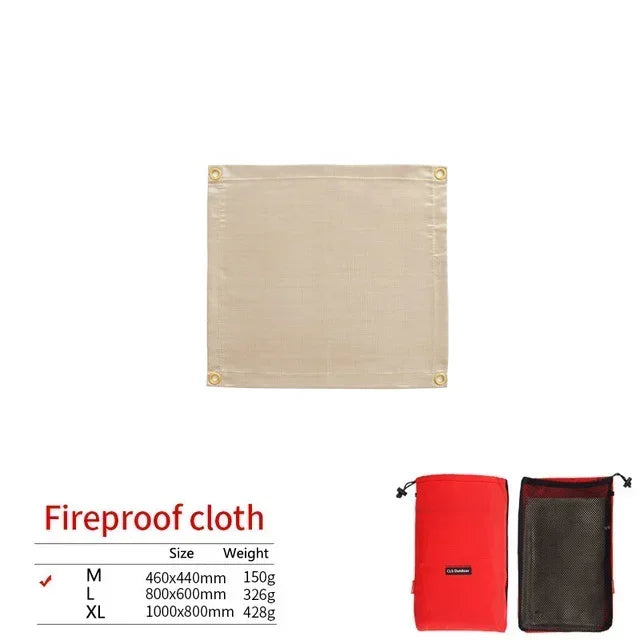 BowLift | Ignisafe Fire Protection Mat | Heat Resistant & Foldable | For Grill & Fire Pit