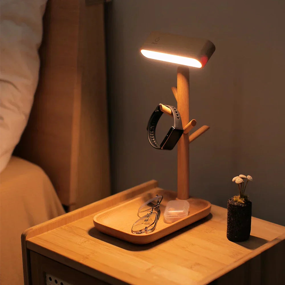 BowLift | Elegant dimmable table lamp with storage