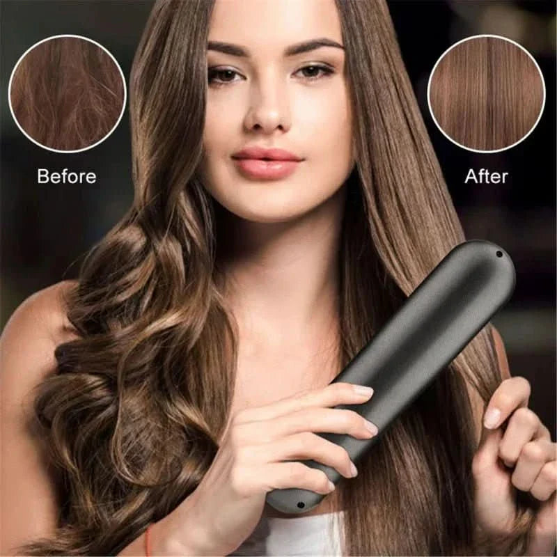 BowLift | Cordless straightening brush styler for straight hair everywhere