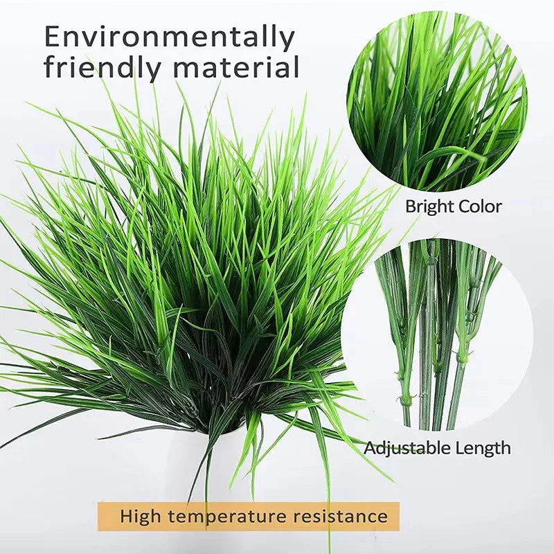 BowLift | Artificial Wheat Grass Plant Made of Plastic – Decorative Grass for Garden, Home and Outdoor Area