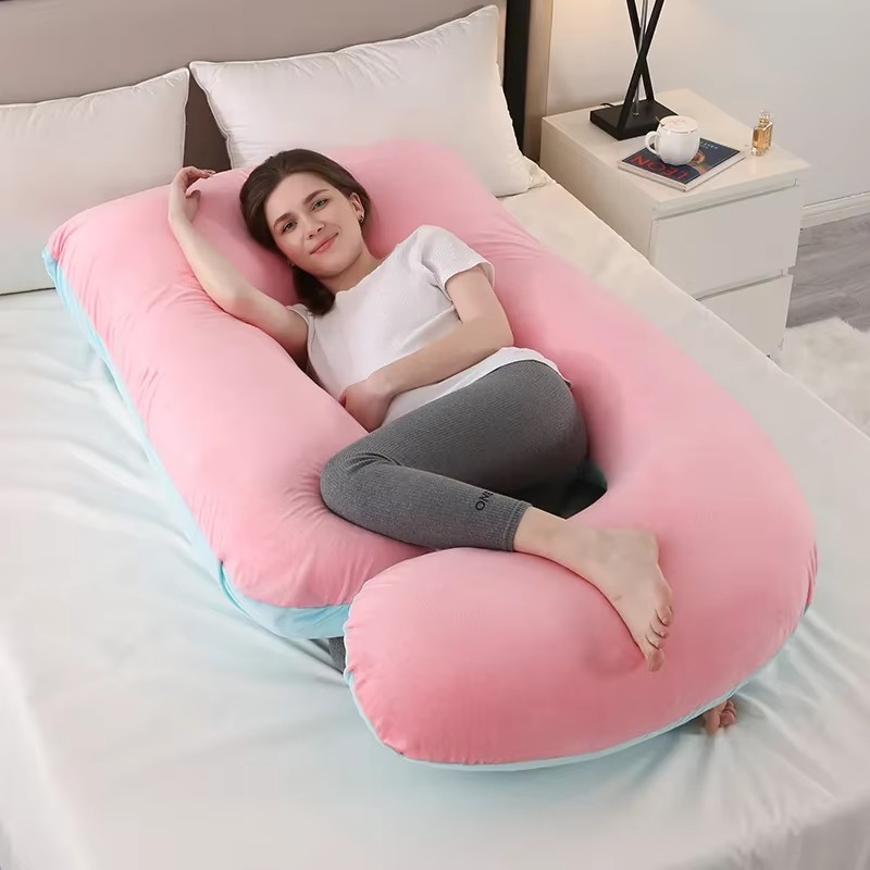 BowLift | J-Shaped Maternity Support Pillow for Side Sleeping and Breastfeeding