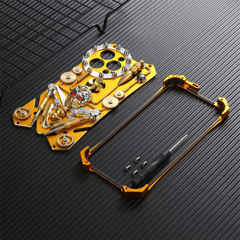 BowLift | Mechanic Skull Cyberpunk Style iPhone Case