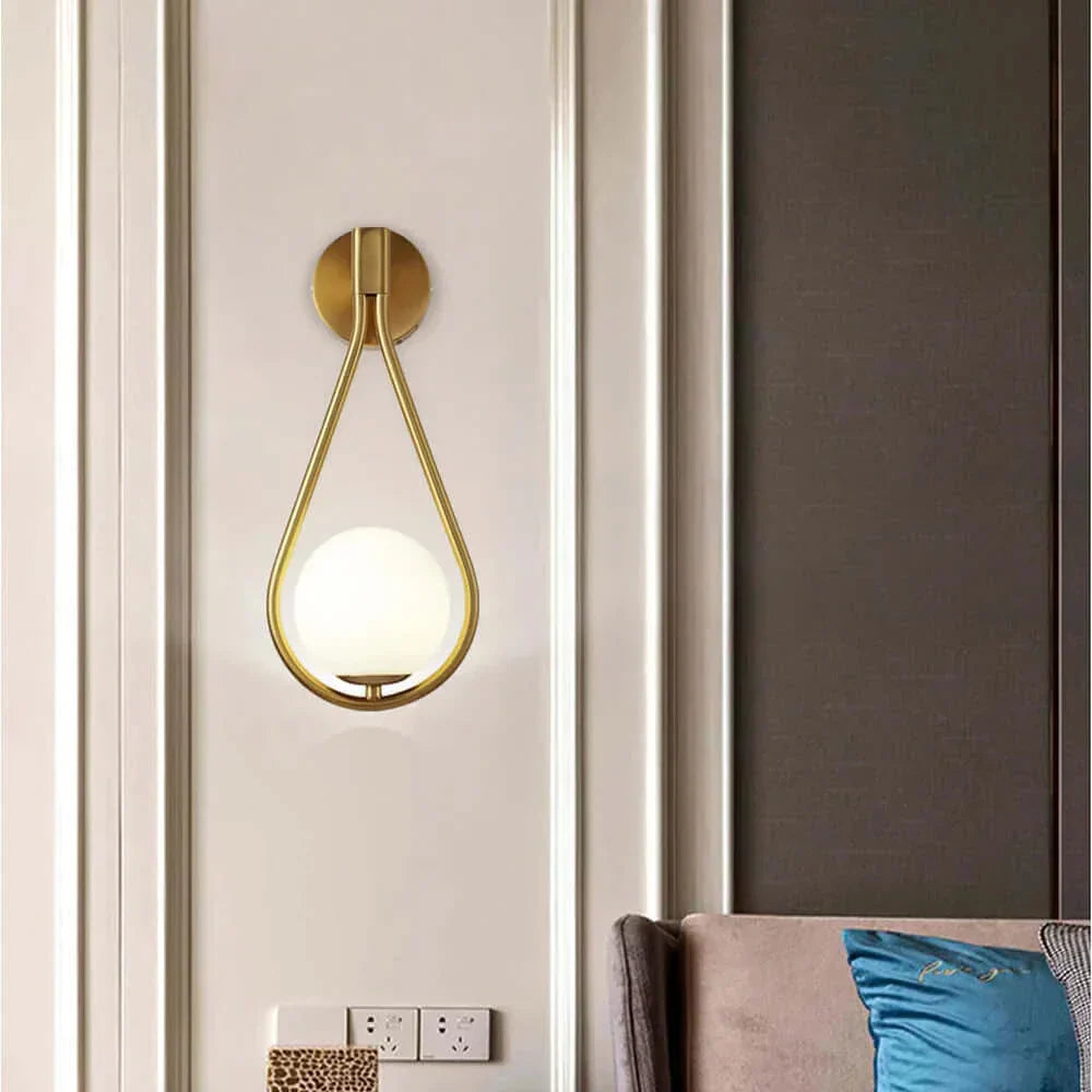 BowLift | Drop Luxury Glass Ball Wall Light