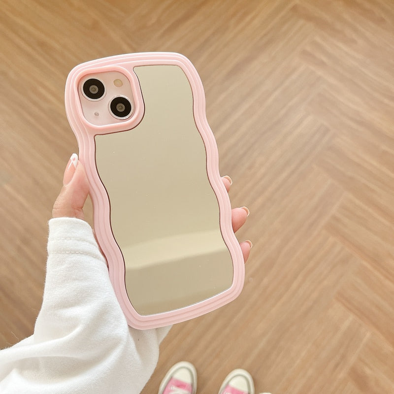 BowLift | Wavy Makeup Mirror Phone Case