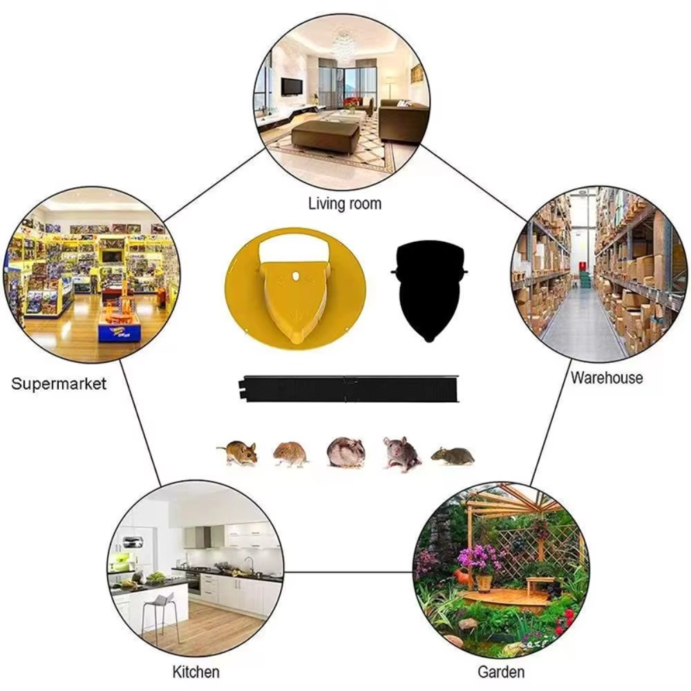 BowLift | Automatic Reset Mouse Trap for Home and Garden Pest Control