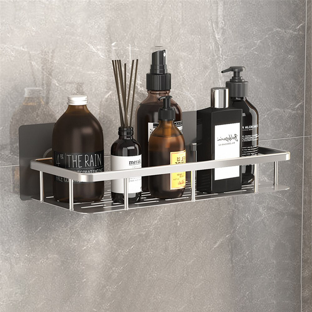 BowLift | Metal Suction Cup Bathroom Shelves