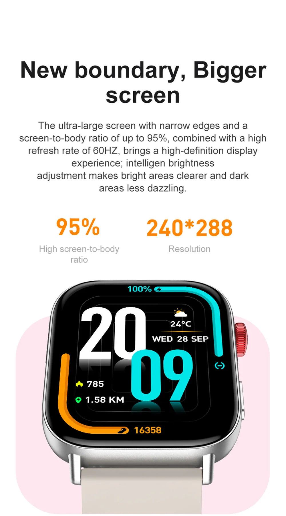 BowLift | 2 In 1 Fitness Tracker Voice Calling Smart Watch