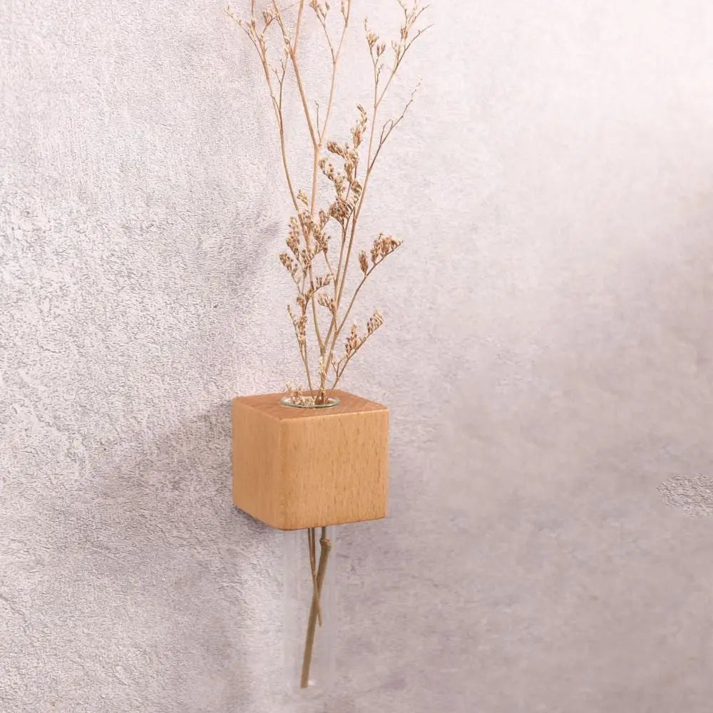 BowLift | Wooden Magnetic Flower Tube Vase
