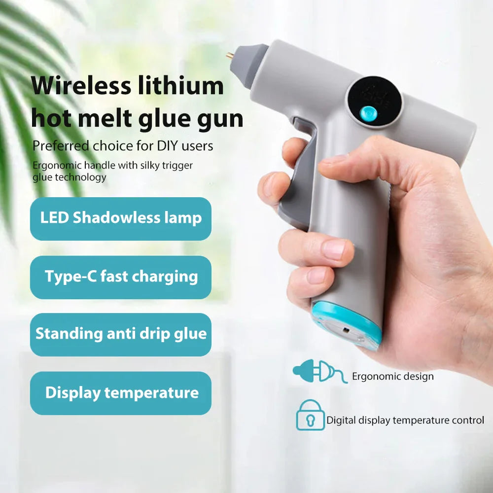 BowLift | Cordless Hot Glue Gun With LED