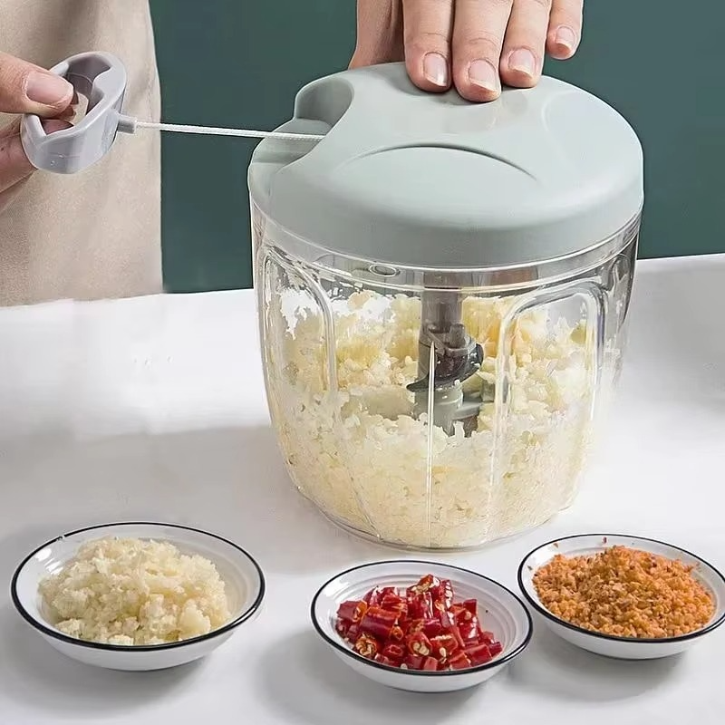 BowLift | Home Kitchen Manual Grinder - Multifunctional Garlic, Ginger, Meat & Vegetable Mincer