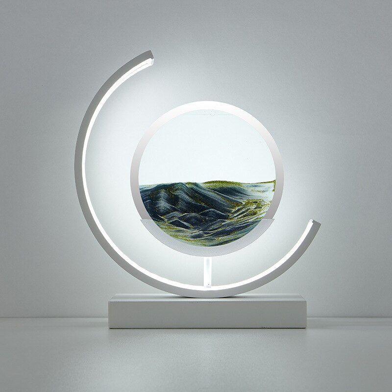 BowLift | LED Table Lamp with Moving Sand Landscape – SandLight