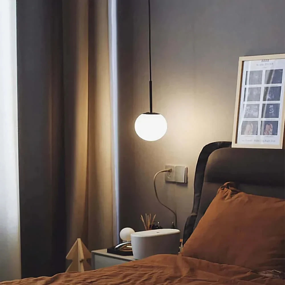 BowLift | Mid-Century Modern Glass Ball Pendant Light