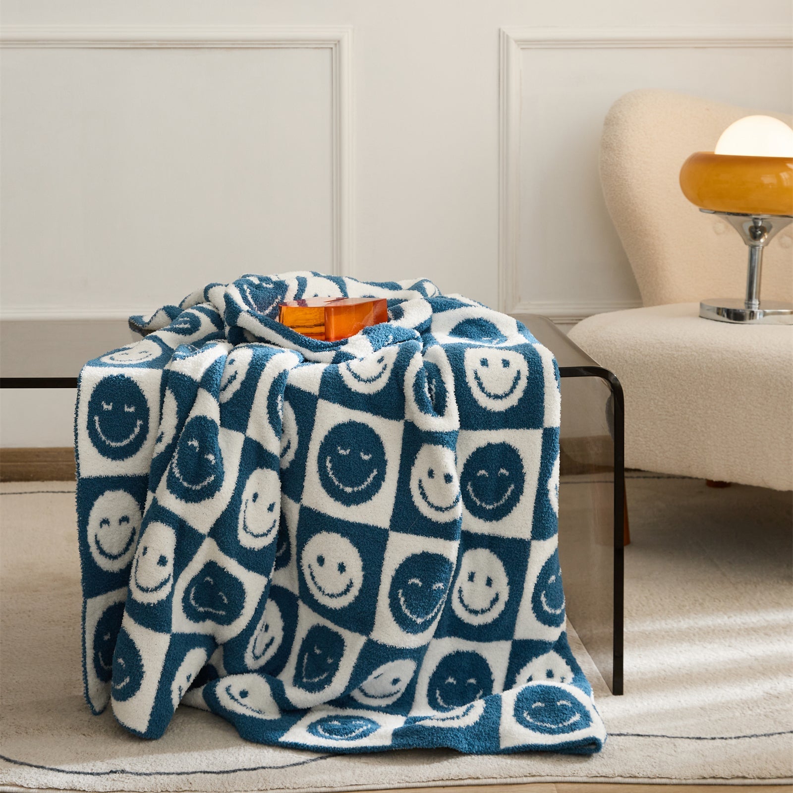 BowLift | Smiley Checked Blanket