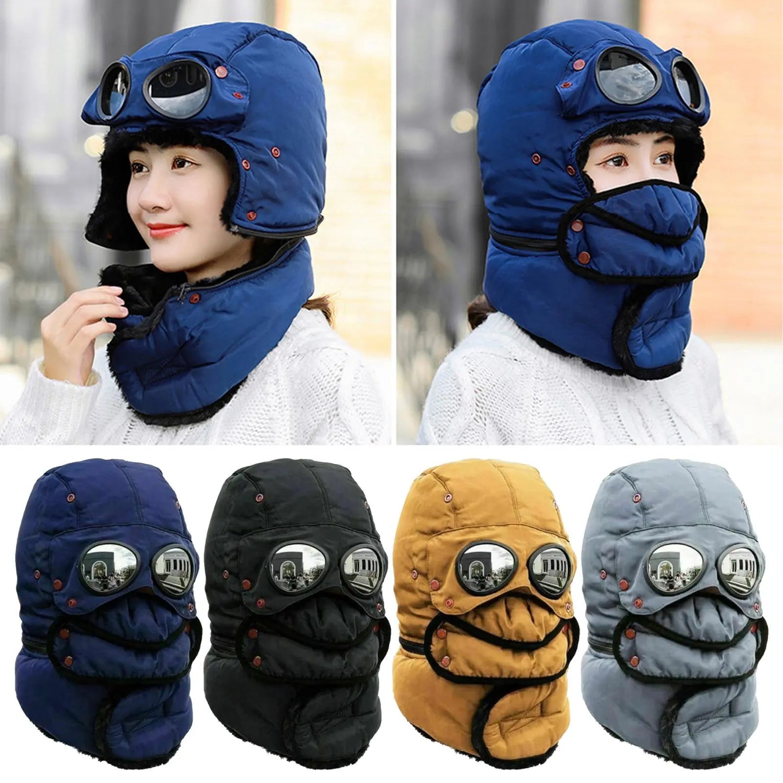 BowLift | Polar Vision Thermo Windproof Face Covering Beanie