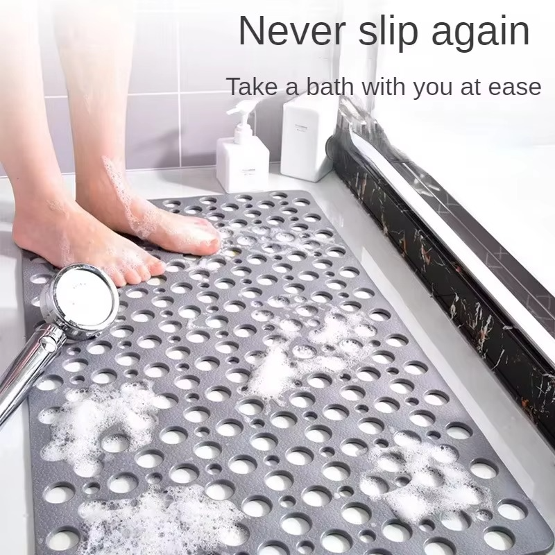 BowLift | Extra-Porous TPE Non-Slip Shower Mat with Strong Suction, Anti-Mold, Machine Washable