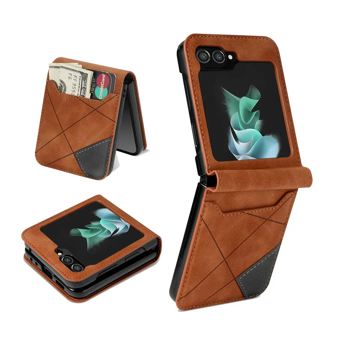 BowLift | Leather Wallet Case for Samsung Galaxy Z Flip Series