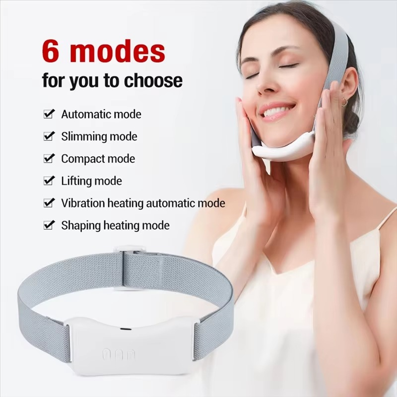 BowLift | Face Slimming Device EMS Microcurrent Sculpting Vibrating Belt with Heat Compress for Personal Care