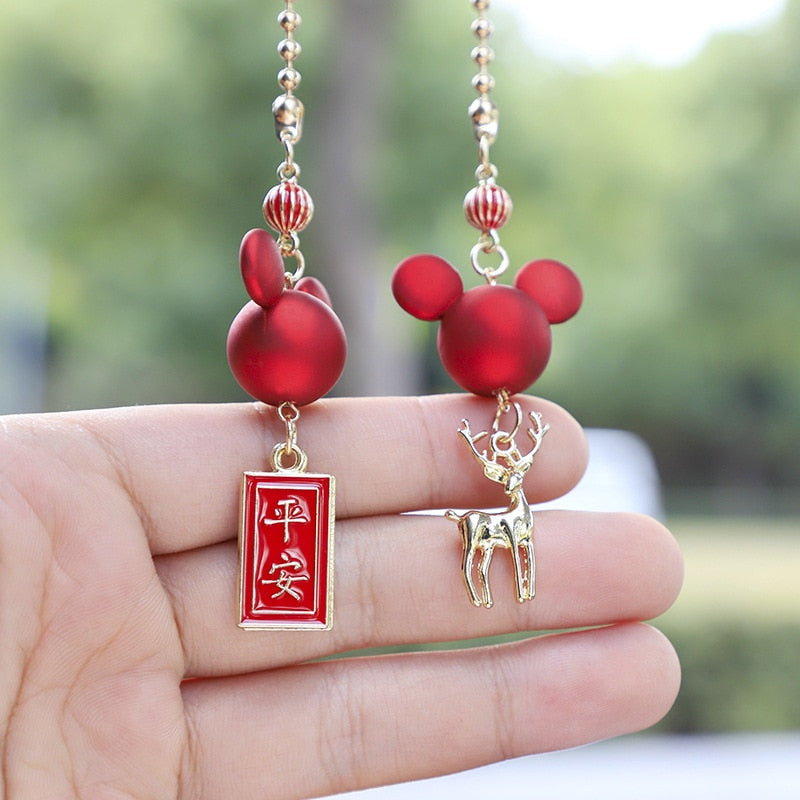 BowLift | Lucky Deer Car Rearview Mirror Decor