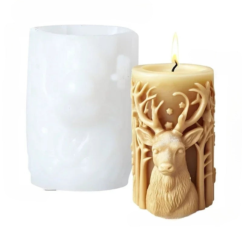 BowLift | Elegant 3D Candle Silicone Mold with Decorative Pattern
