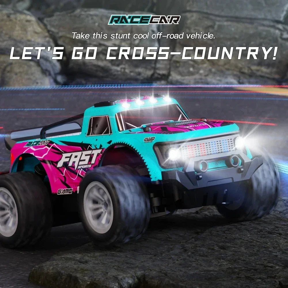 BowLift | 1:16 RC Car with LED Lights – High-Speed Off-Road Adventure