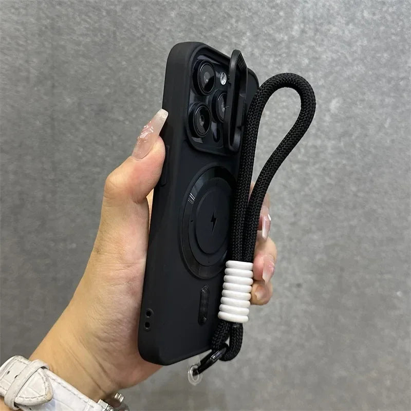 BowLift | Magnetic Soft Wrist Bracket Lens Cover iPhone Case