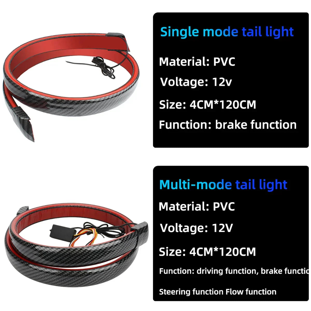 BowLift | Carbon Fiber Car LED Spoiler Light Strip