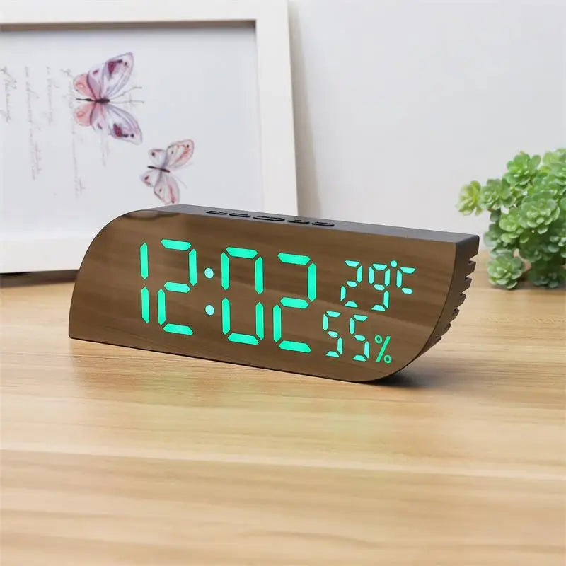 BowLift | LED Digital Alarm Clock with Dual Display & Unlimited Snooze