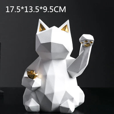 BowLift | Nordic Style Geometric Lucky Cat