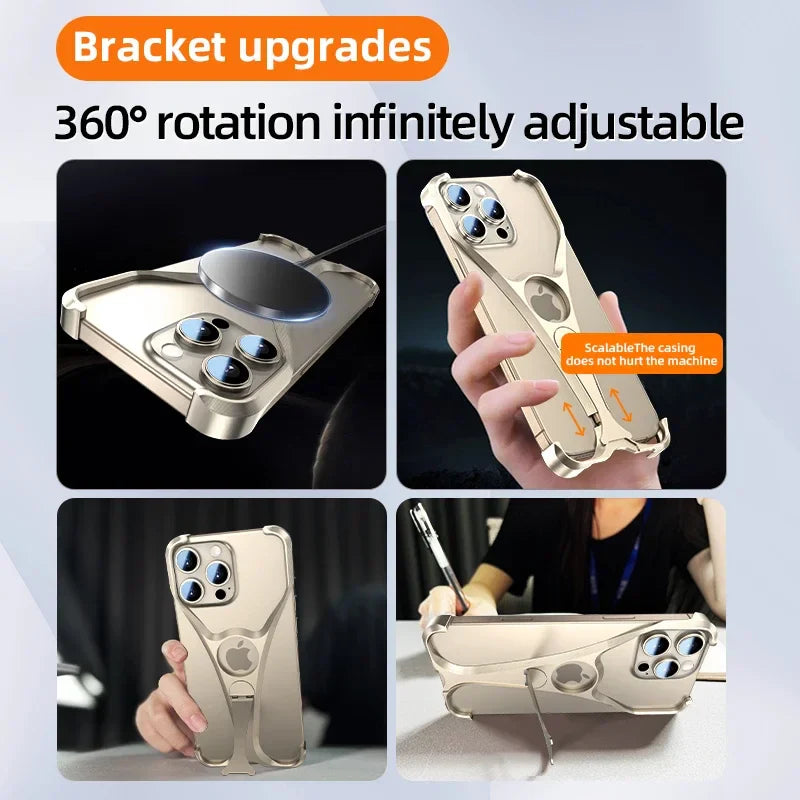 BowLift | Alloy Metal Frameless Phone Case