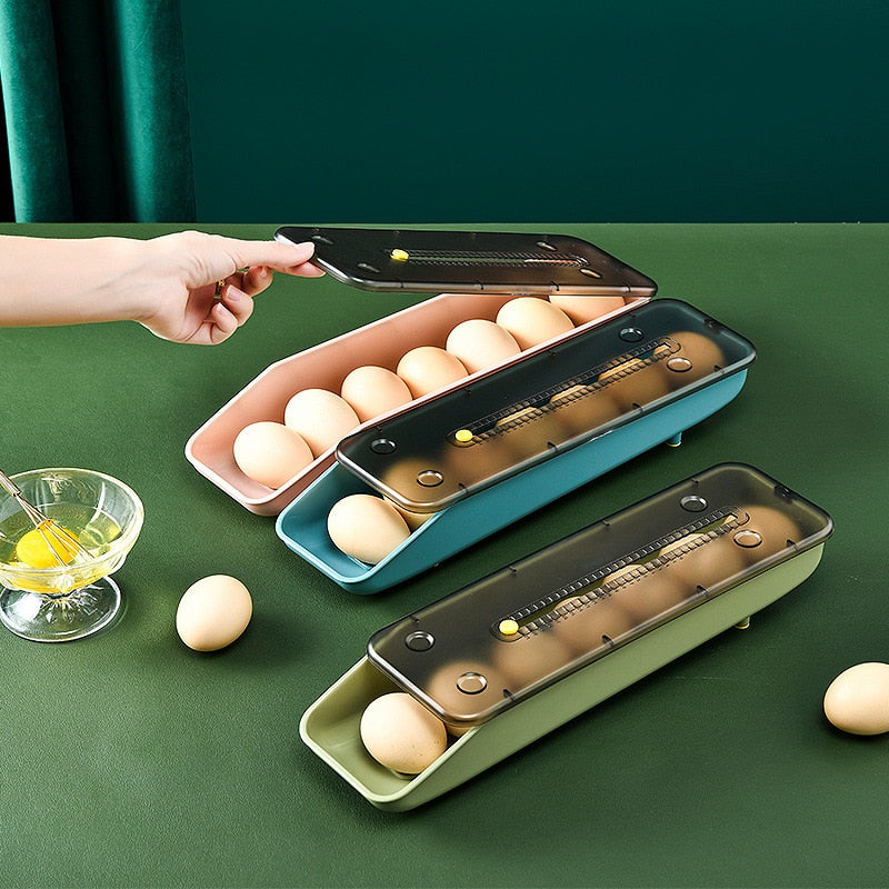 BowLift | Automatic Stackable Refrigerator Egg Storage Box