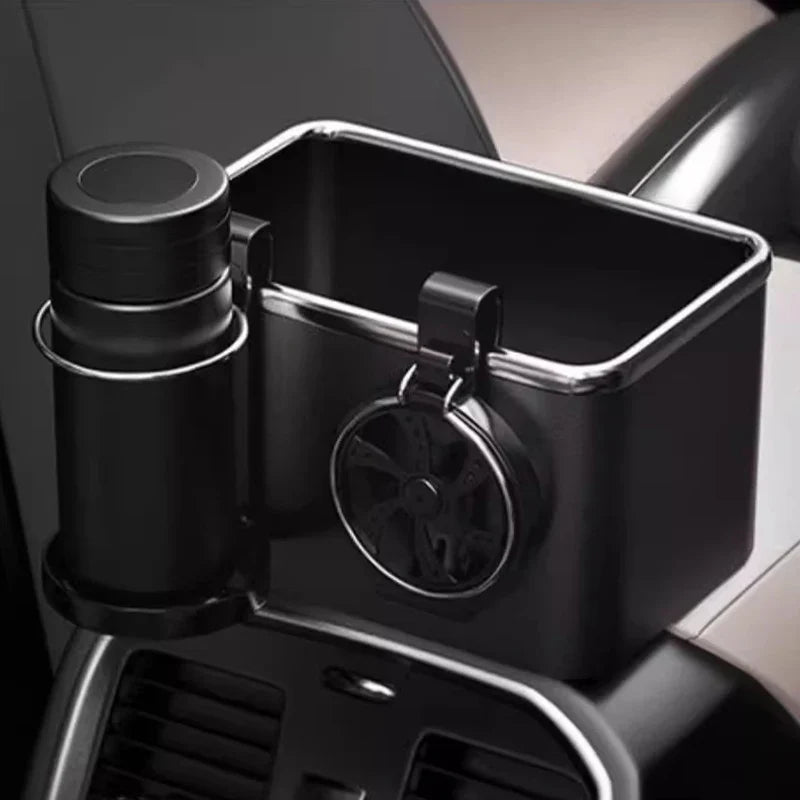 BowLift | Car Armrest Storage Organizer with Cup Holder