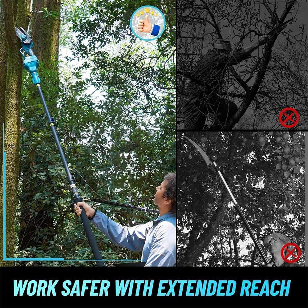 BowLift | 2-in-1 Cordless Chainsaw & Pole Saw
