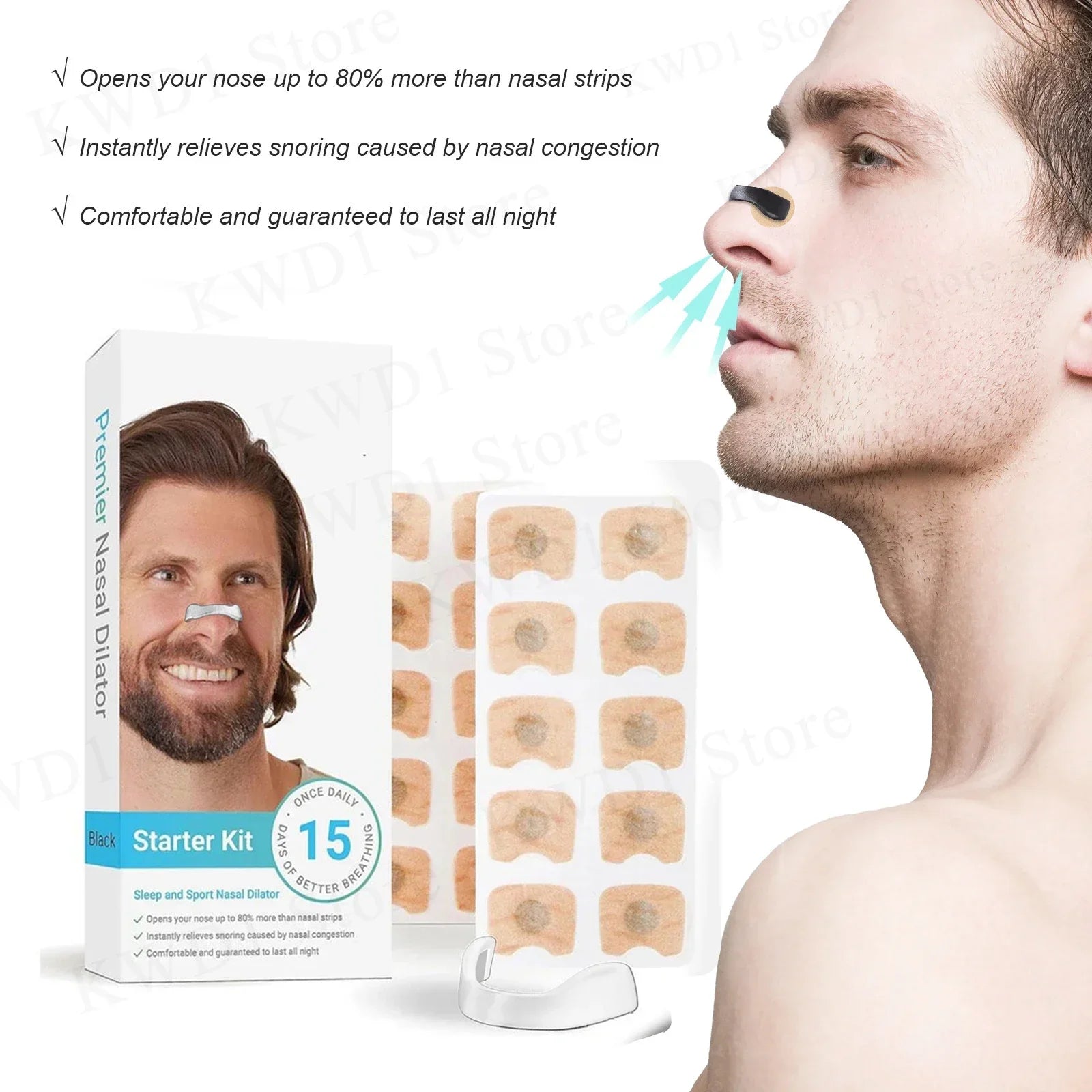 BowLift | Easy Breathe Magnetic Nasal Strips