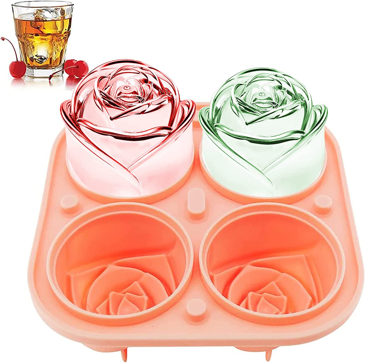 BowLift | 3D Elegant Large Rose Ice Molds