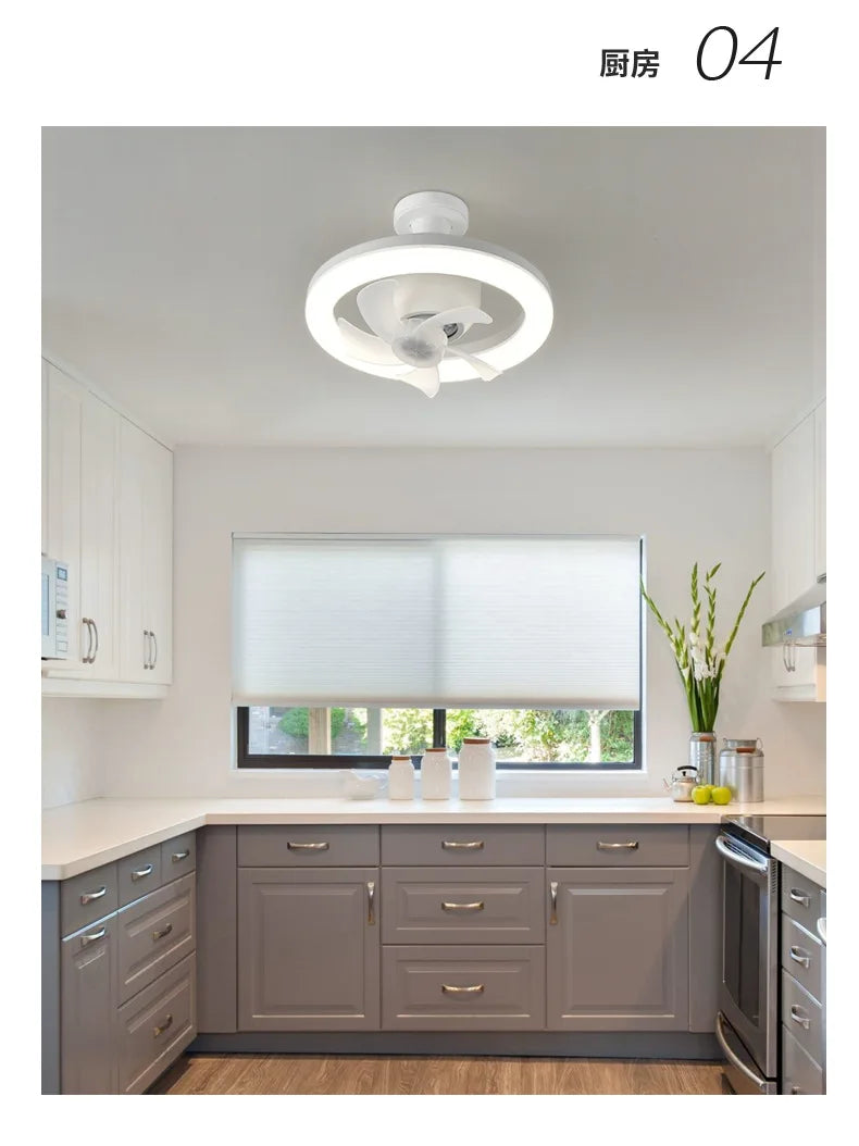 BowLift | 2 in 1 Swivel Fan LED Lamp