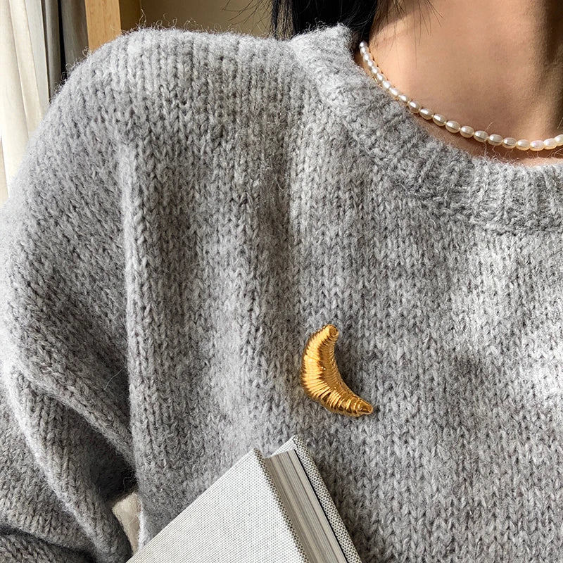 BowLift | Classic Croissant Accent Brooch