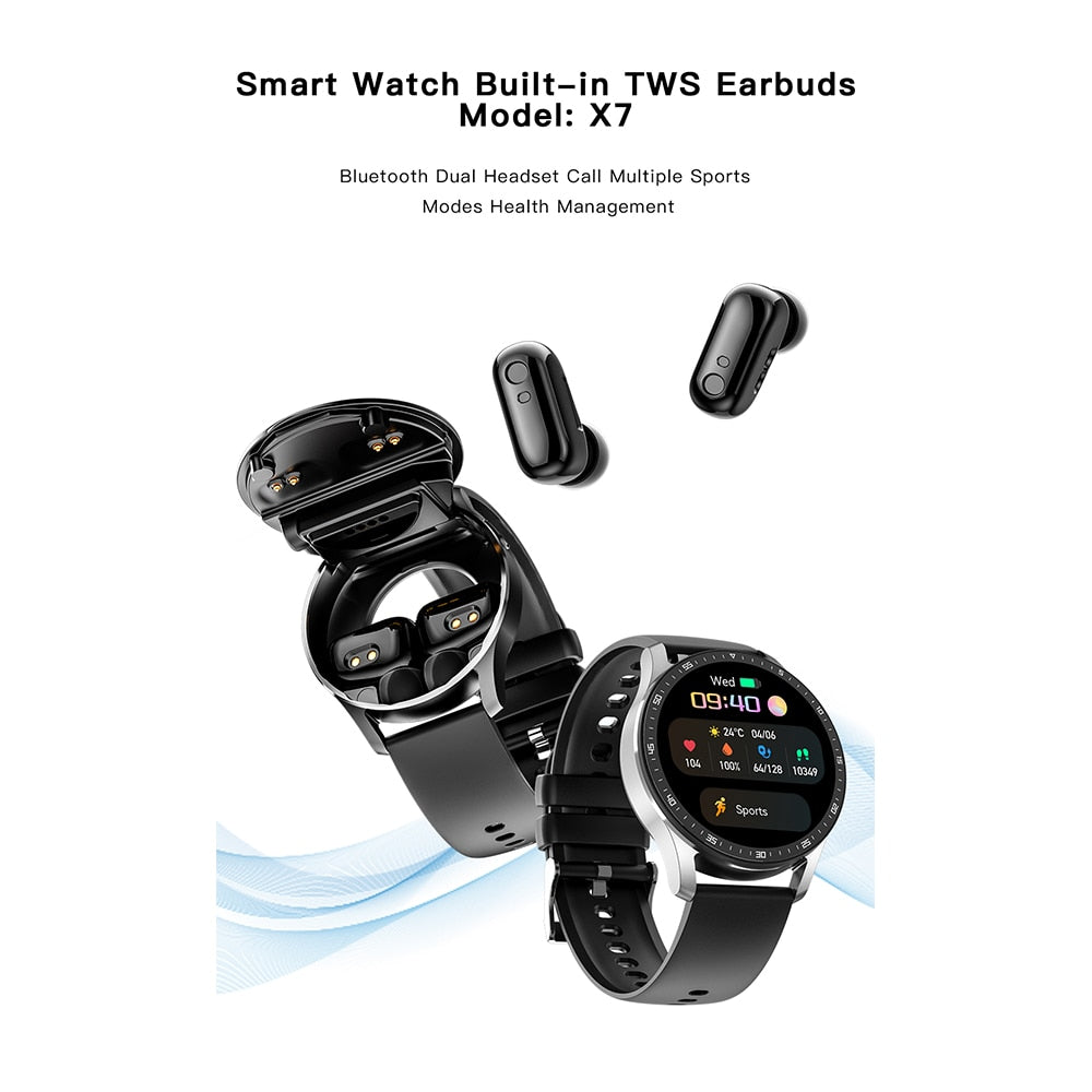 BowLift | Earbuds Smart Watch