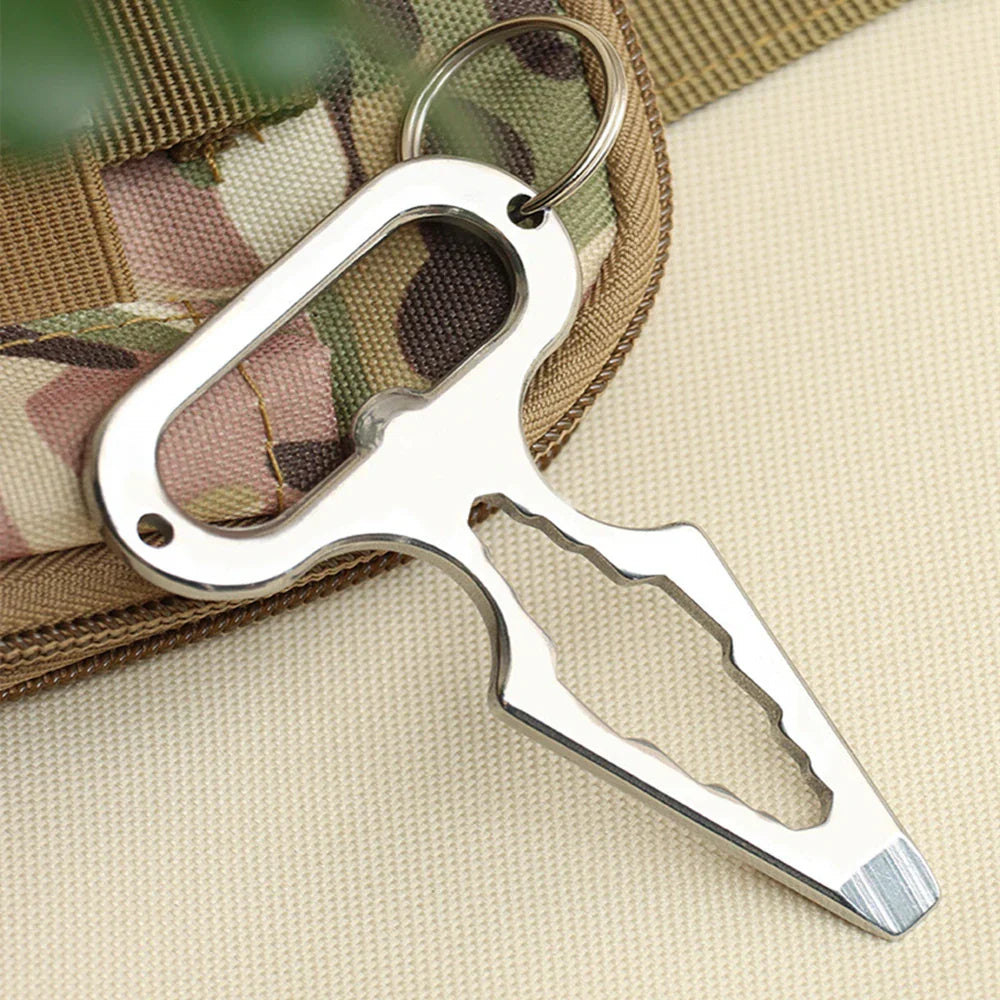 BowLift | Stainless Steel Survival Multi-Tool Bottle Opener Camping Wrench