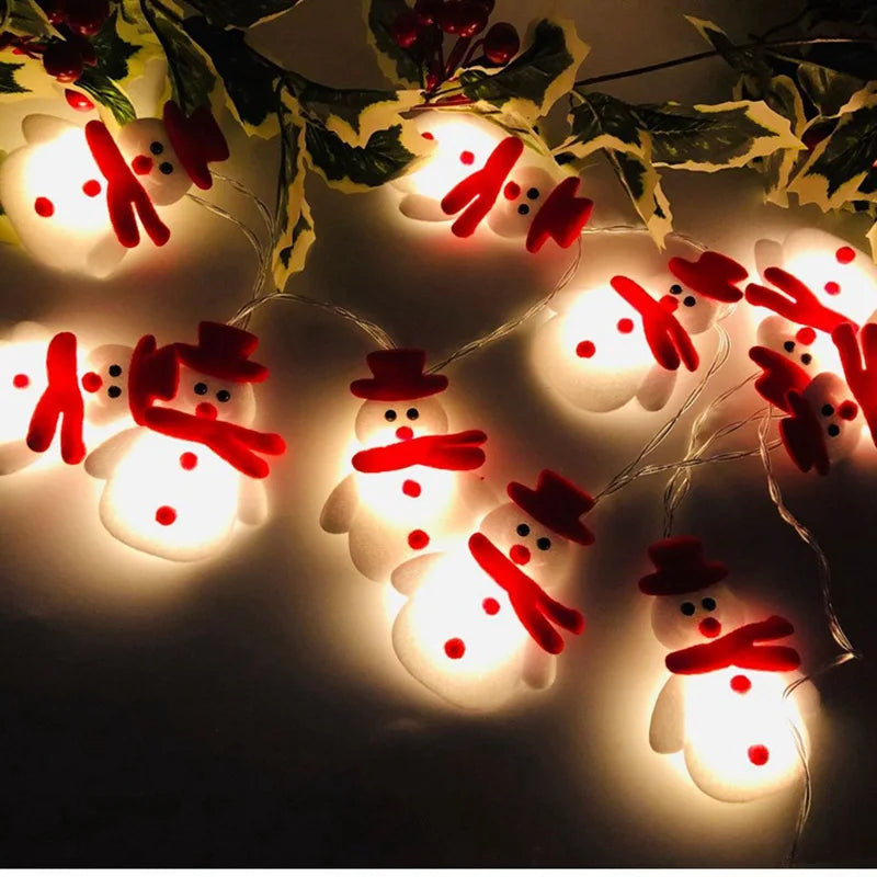 BowLift | FrostyGlow – Snowman Christmas Tree Lights and Hanging Ornaments